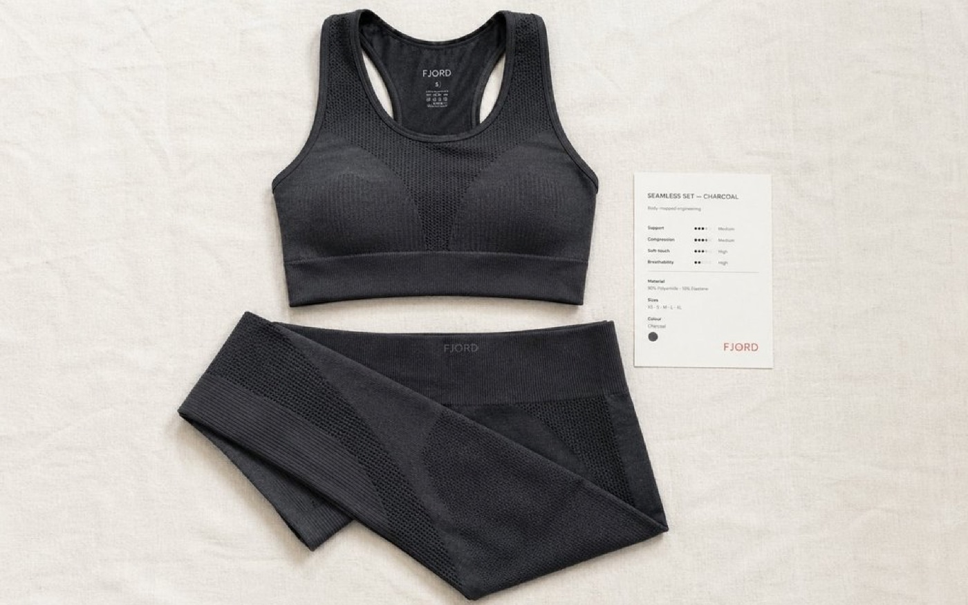 A client set prepared for review — matching is checked as a pair, never piece by piece