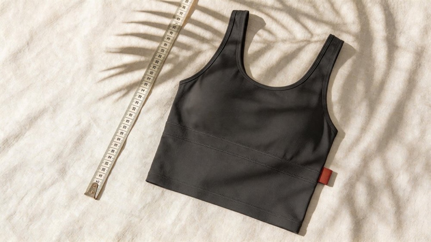A longline seamless bra — the classic OS-friendly silhouette