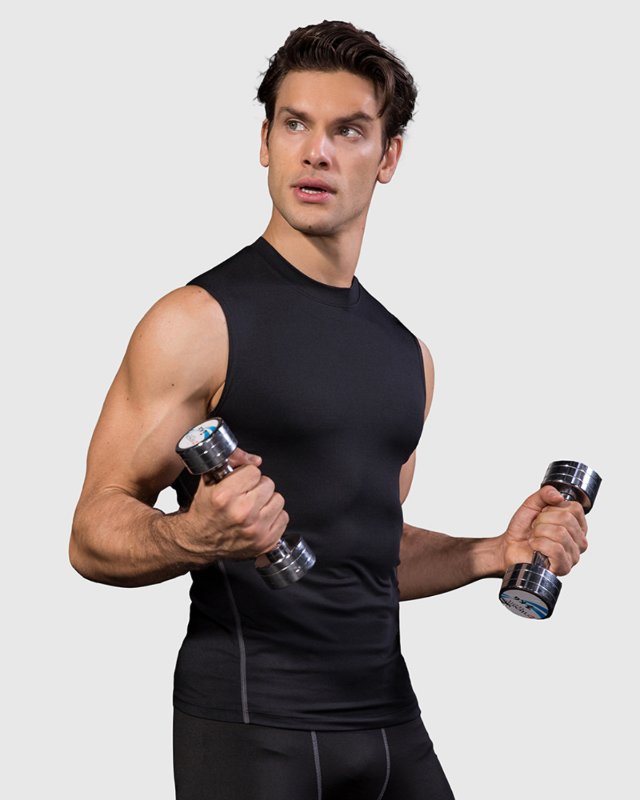 Men's PRO Compression Elastic Training T-Shirt Fitness Running