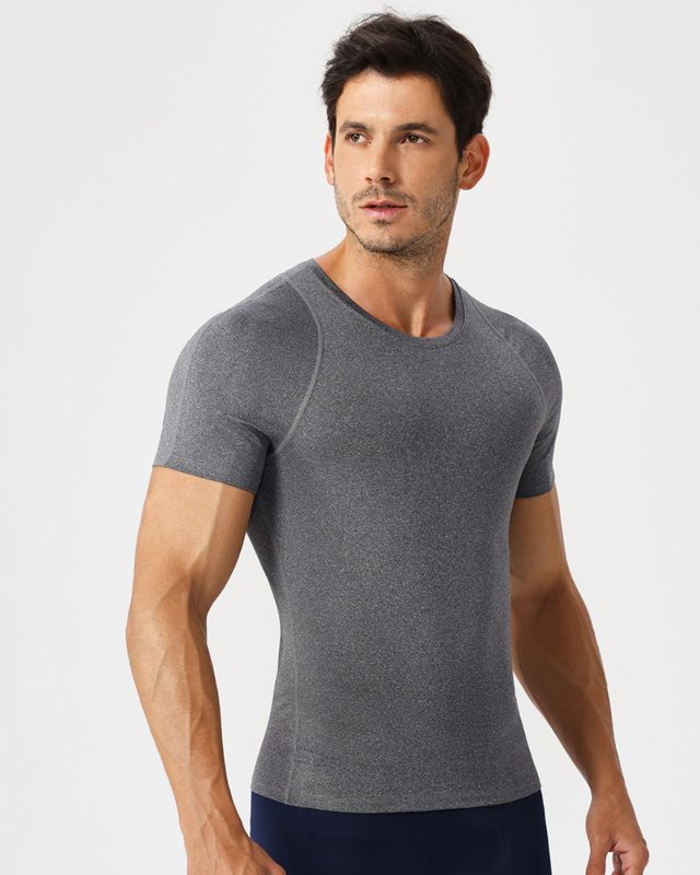 Men's Slim Fit Fitness T-Shirt Stretch Breathable