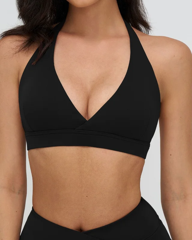 Crisscross V-Neck Naked Sports Bra