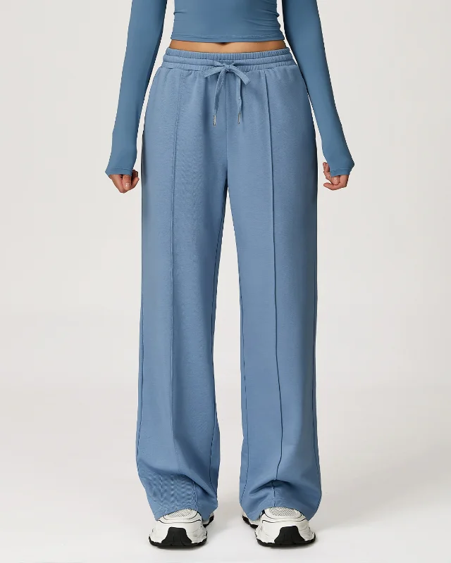 Spring High Waist Straight Sweatpants Loose Casual