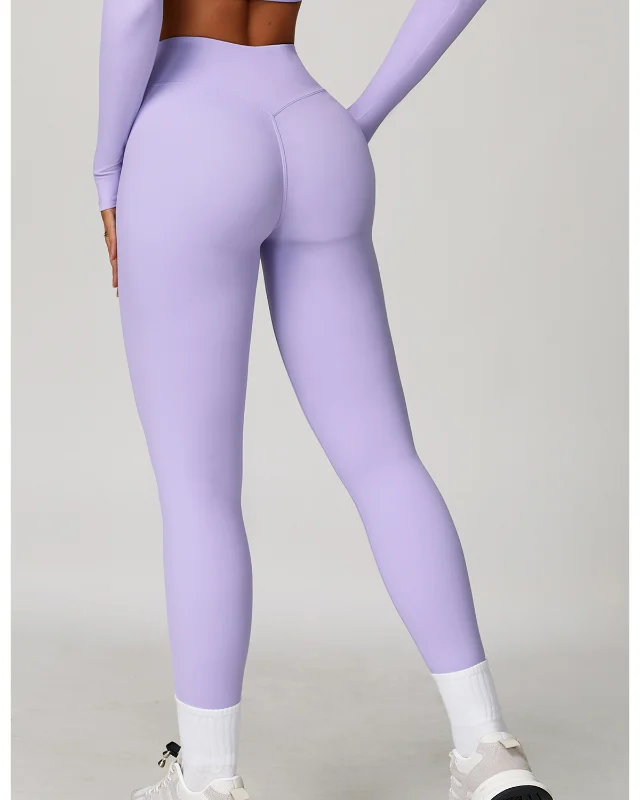 Cross High-Waist Nude Feel Yoga Tight Stretch Casual