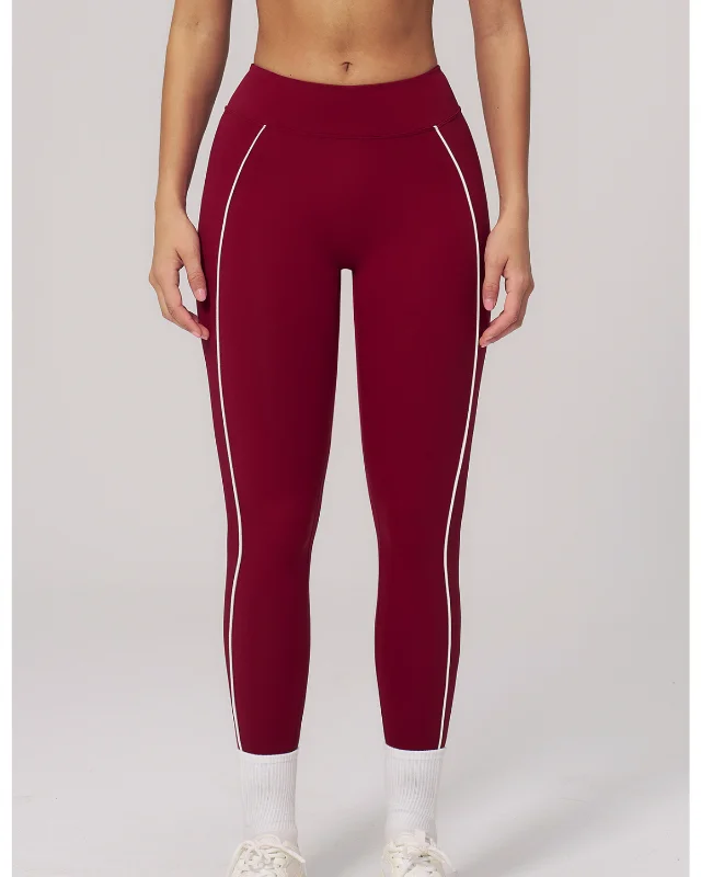 Color-Block Nude Feel Yoga Tight Hip Lifting