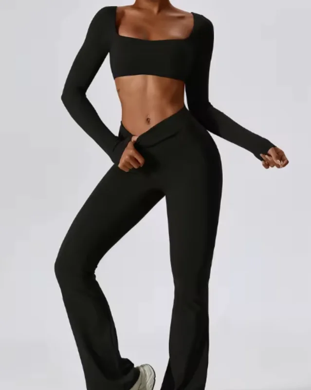 Backless Camisole Sports Yoga Set