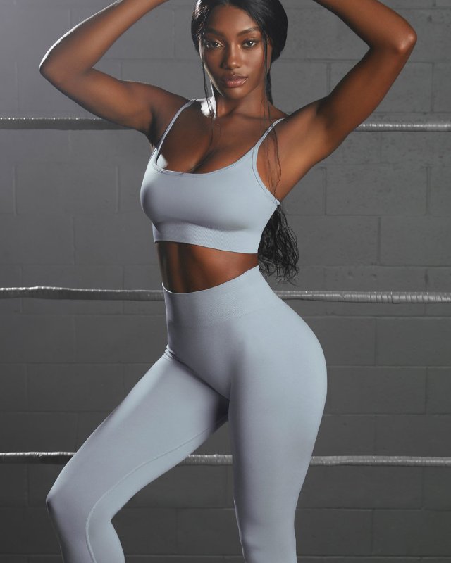 Sexy Camisole Bra Yoga Pants 2 Piece Set