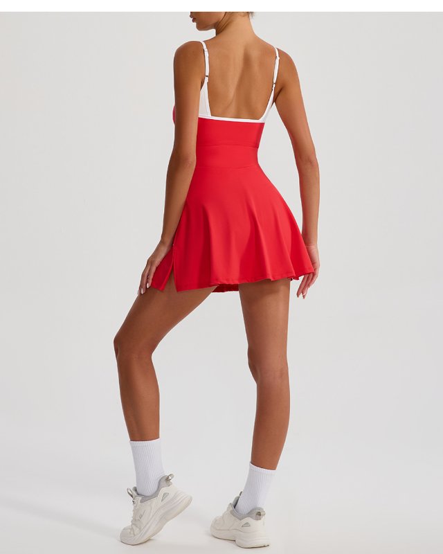 Custom Color Block Tennis Pockets Adjustable Straps