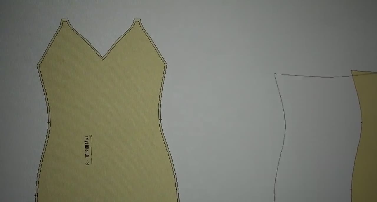 Digital pattern development (CAD) before sampling